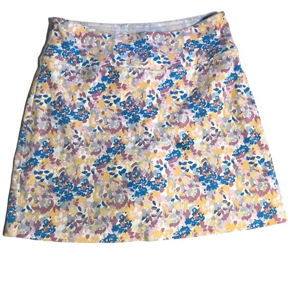Isabella Bird Pants - Isabella Bird Mini Skort Skirt Womens Small Multicolor Cotton Casual Sports